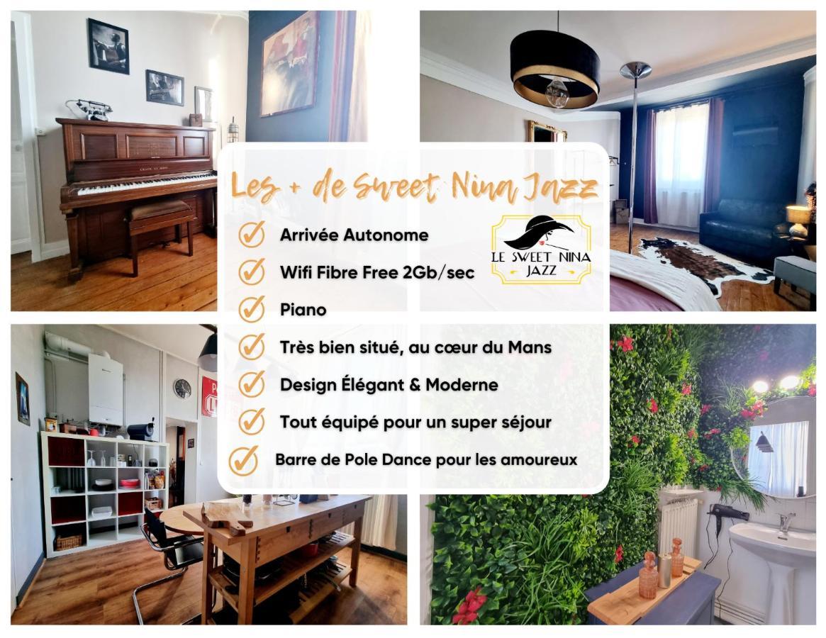 Sweet Nina Jazz Appartement Pour 5 Voyageurs, Situe A La Place De La Republique, Avec Parking Et Lit Queen Size Le Mans Exterior photo